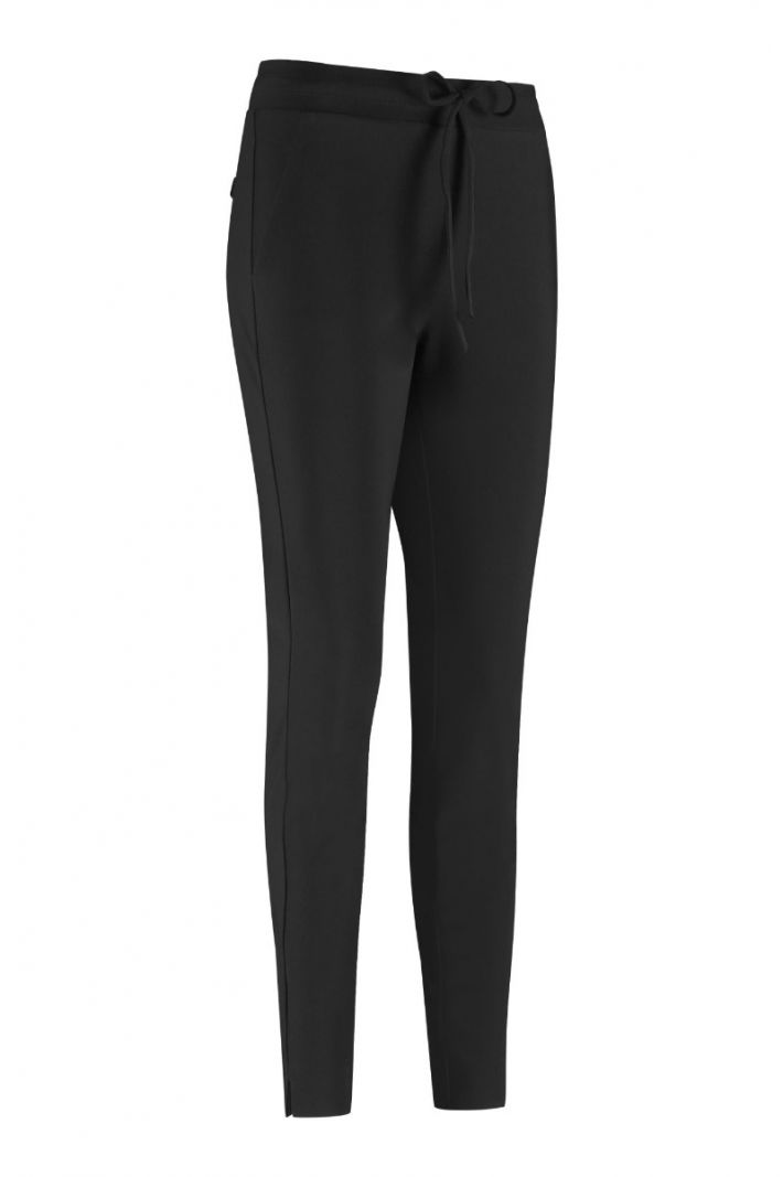 94778 Downstairs Bonded Trousers - Zwart