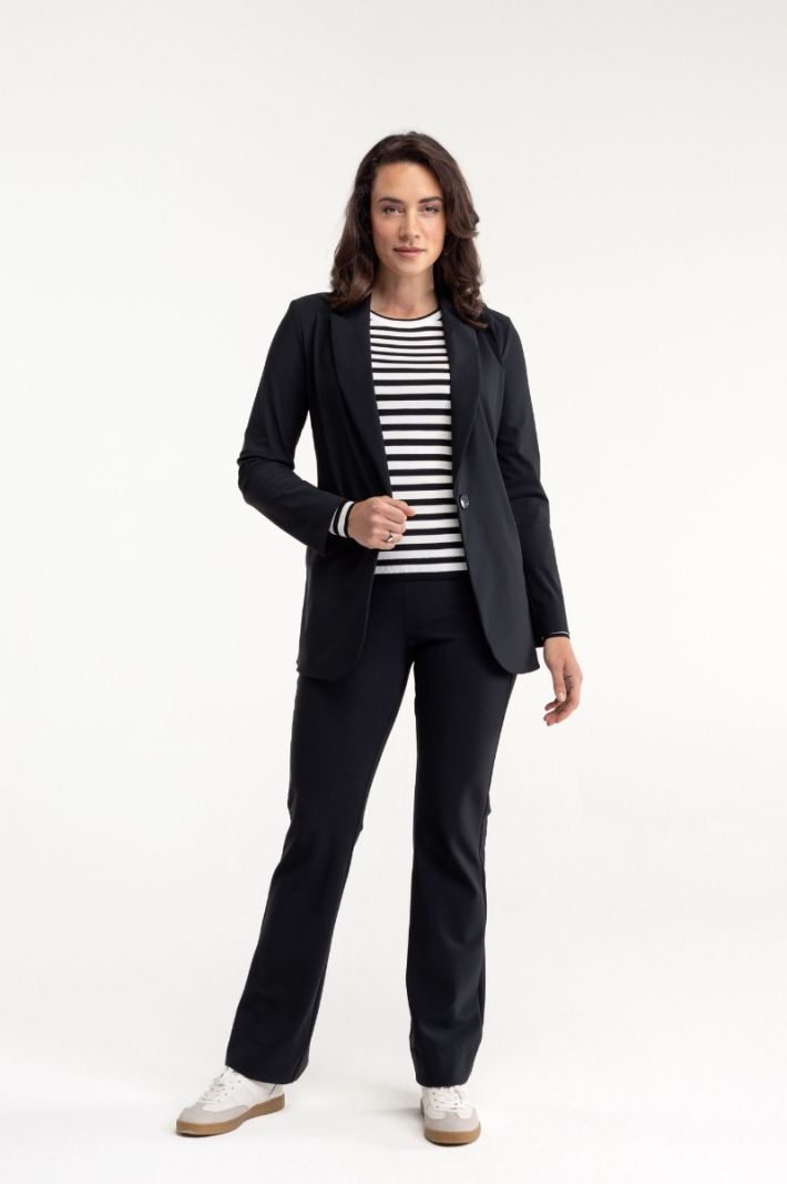 94800 Flair Bonded Trousers - Zwart