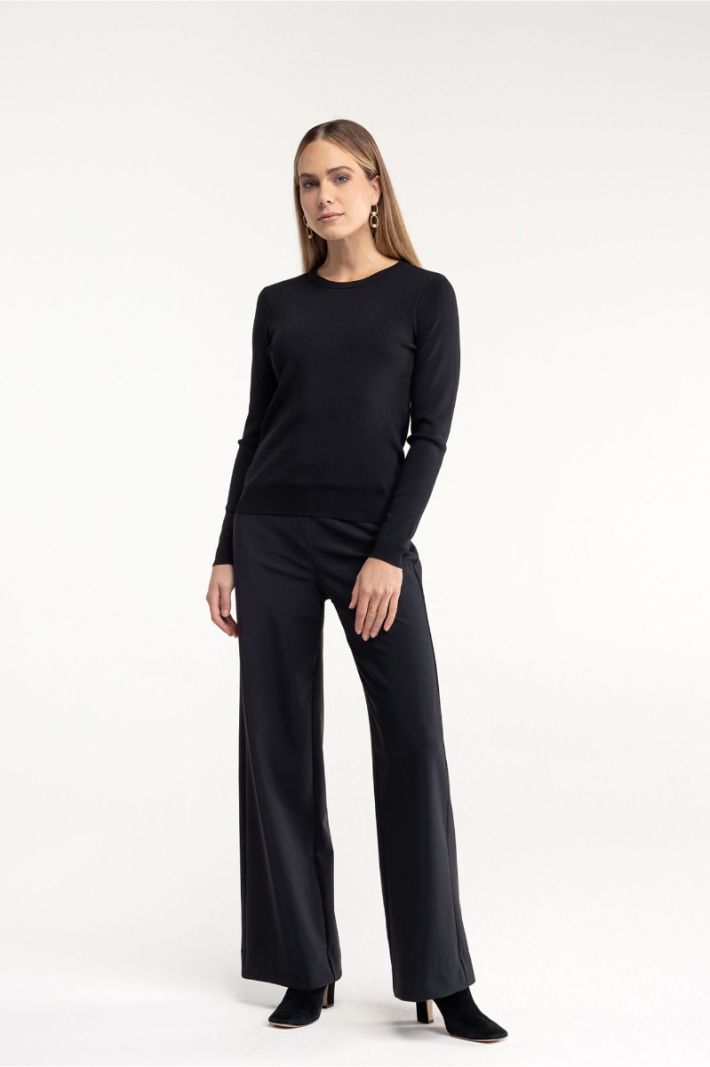 94801 Lexie Bonded Trousers - Zwart