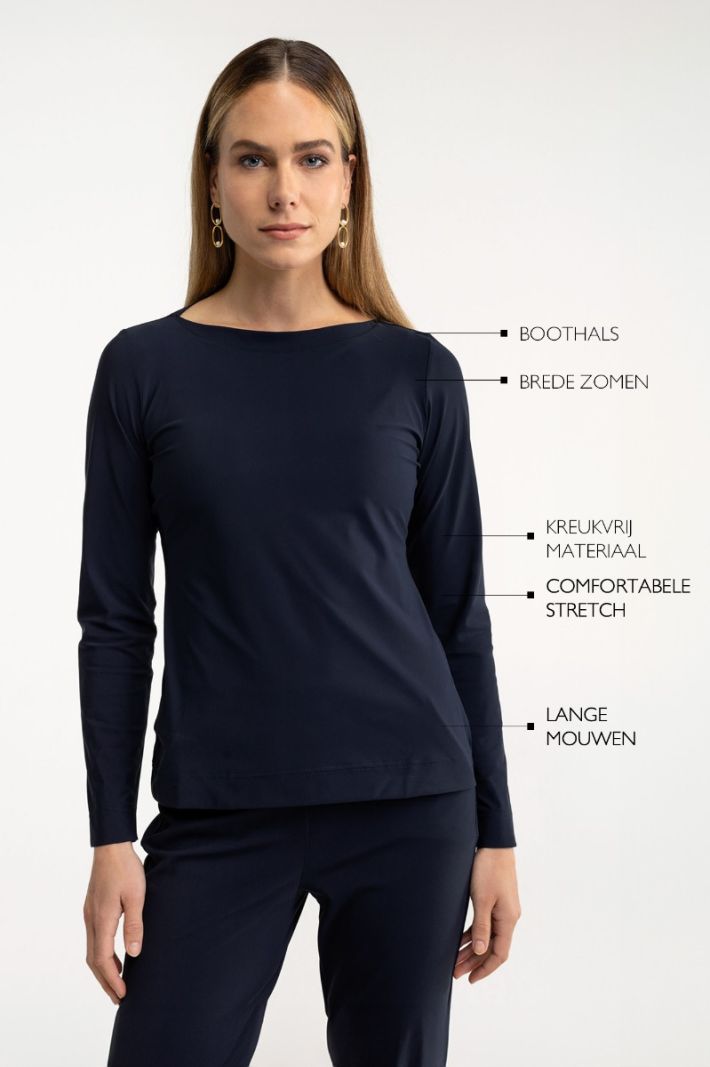 94807 Sydney Shirt - Donker Blauw