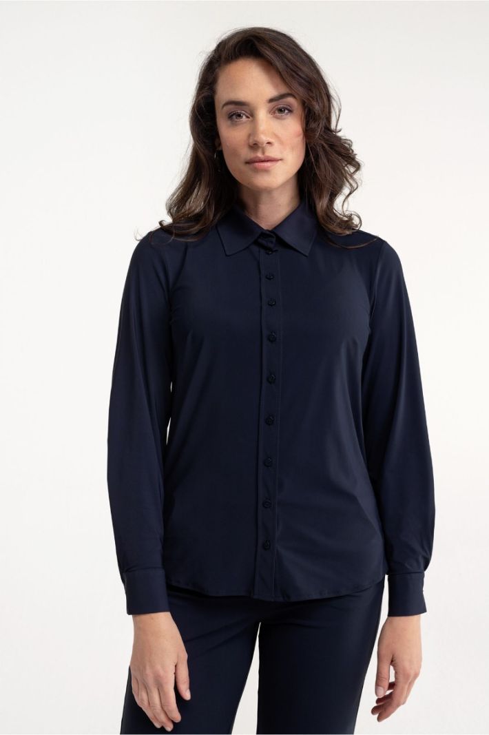 94818 Bobby Blouse - Donker Blauw