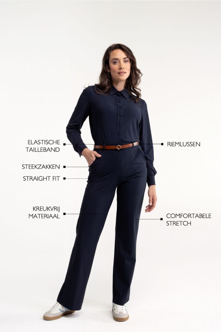 94820 Marilon Trousers - Donker Blauw