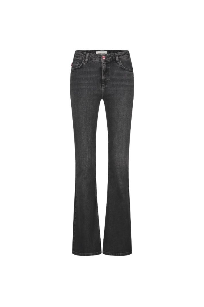 CLT-JNS-28-AW24 Eva Flare Jeans - Washed Dark Grey