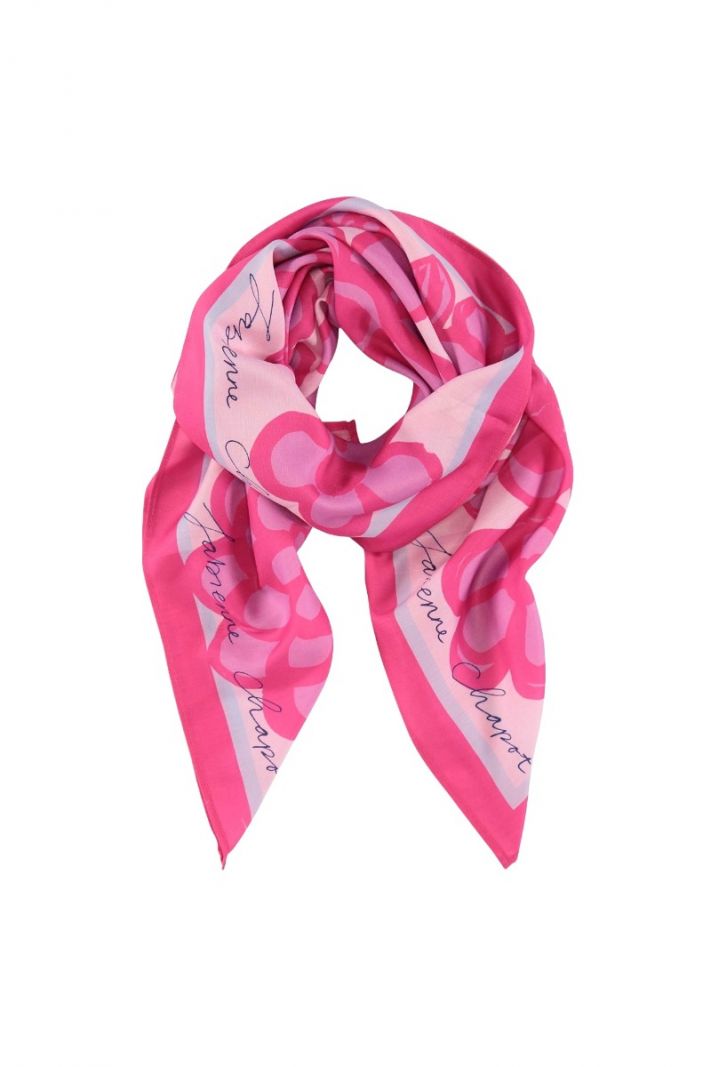 ACC-401-SCF-SS24 Paola Scarf - Hot Pink/Pink Rose