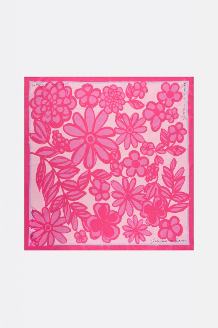 ACC-401-SCF-SS24 Paola Scarf - Hot Pink/Pink Rose