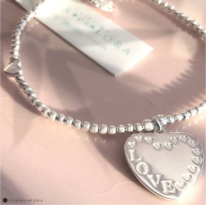 Bracelet Bamba Love - Zilver