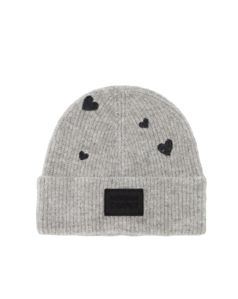 ACC-HAT-06-AW24 Lidia Beanie - Grey Melange