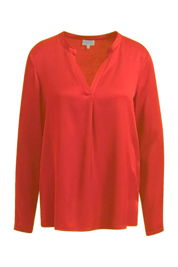 44-6976-3061 Blousetop met V-Hals - Ruby