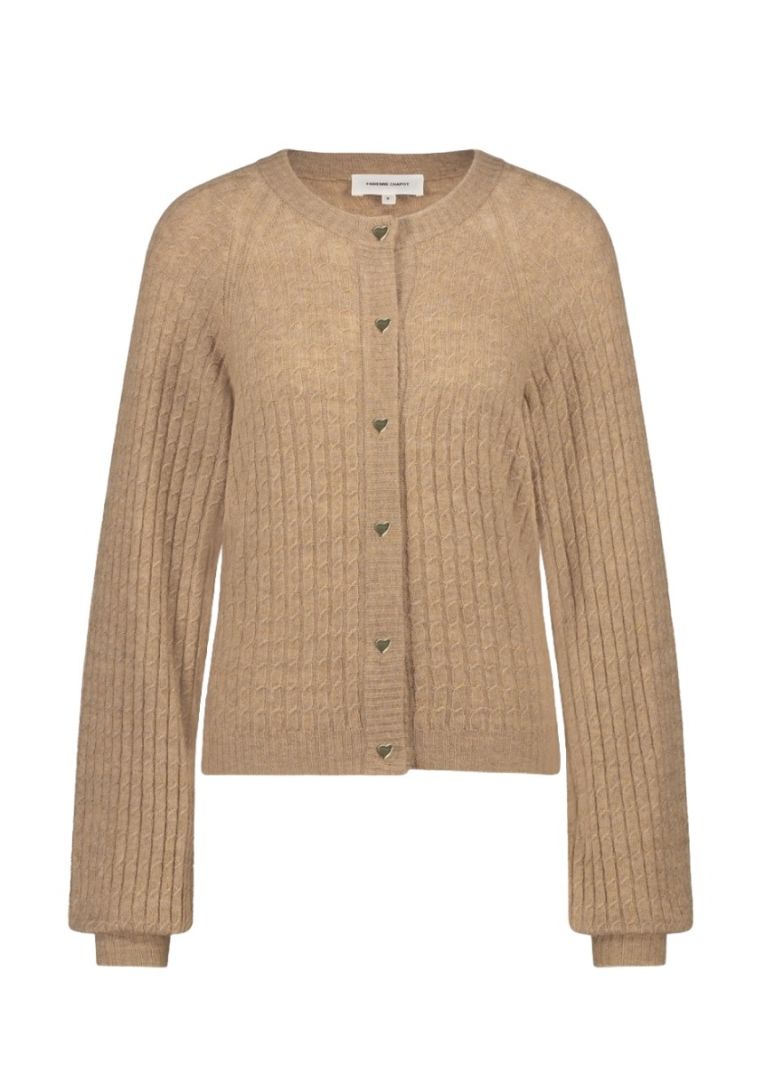 CLT-CAR-03-AW24 Charlotta Cardigan - Camel Club