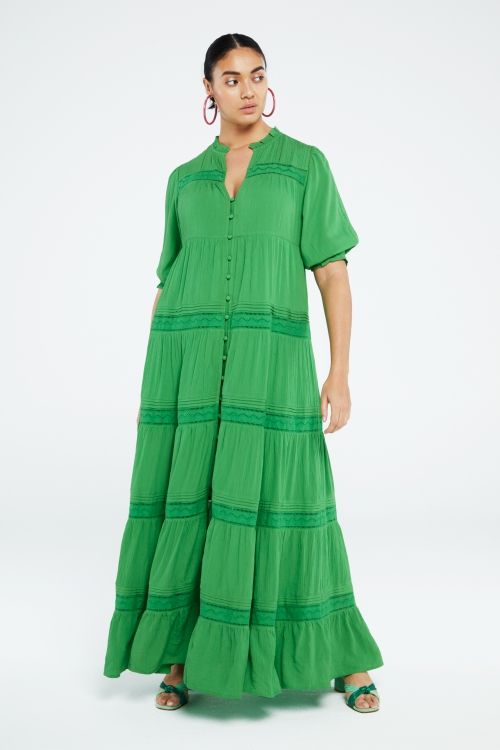 CLT-114-DRS-SS23 Kira  Dress - Acapulco Green