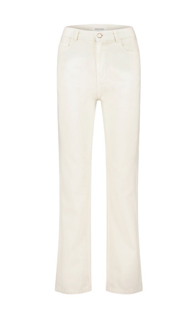CLT-157-JNS-SS24 Lola Straight Jeans - Cream White