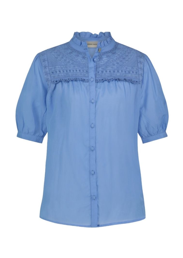 CLT-16-BLS-SS24 Tootsie SS Blouse - Blue Dream