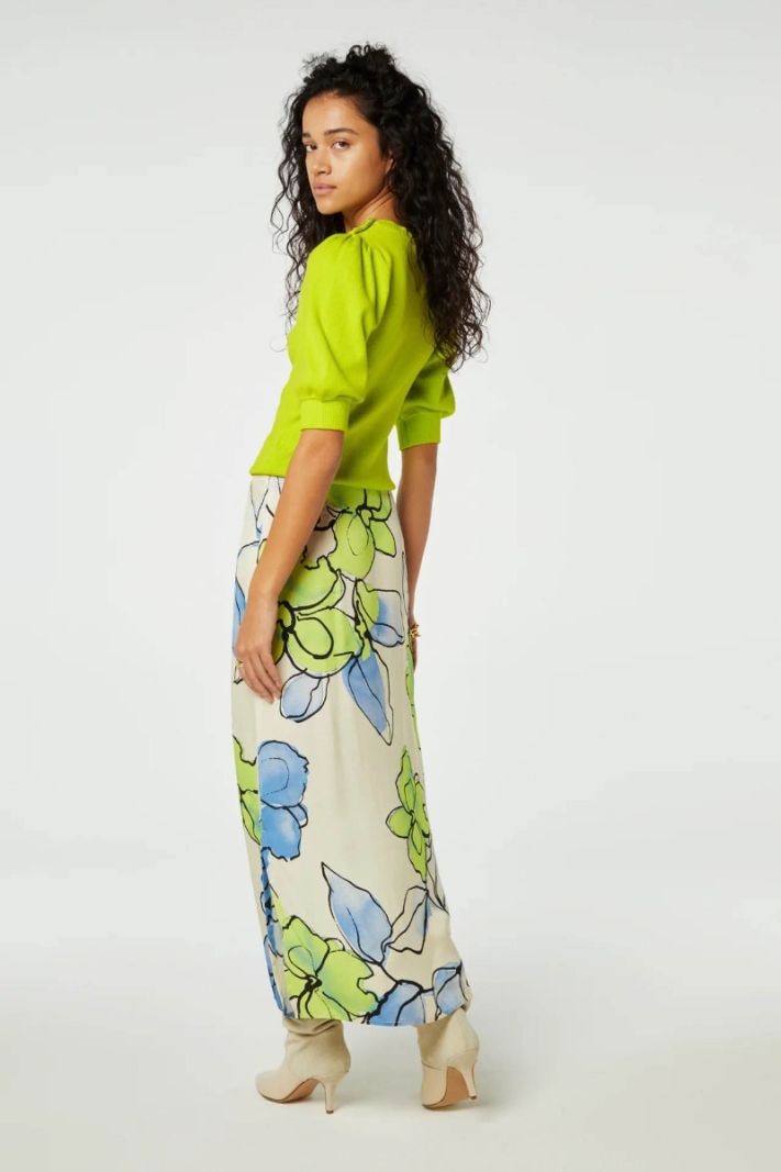 CLT-173-PUL-SS24 Lillian SS Pullover - Lovely Lime