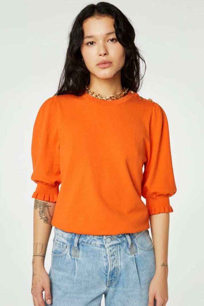 CLT-175-PUL-SS24 Jolly Pullover - Mandarin Orange