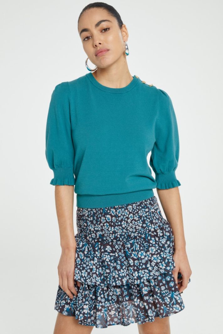 CLT-220-PUL-AW23 Jolly Pullover - Tasty Teal
