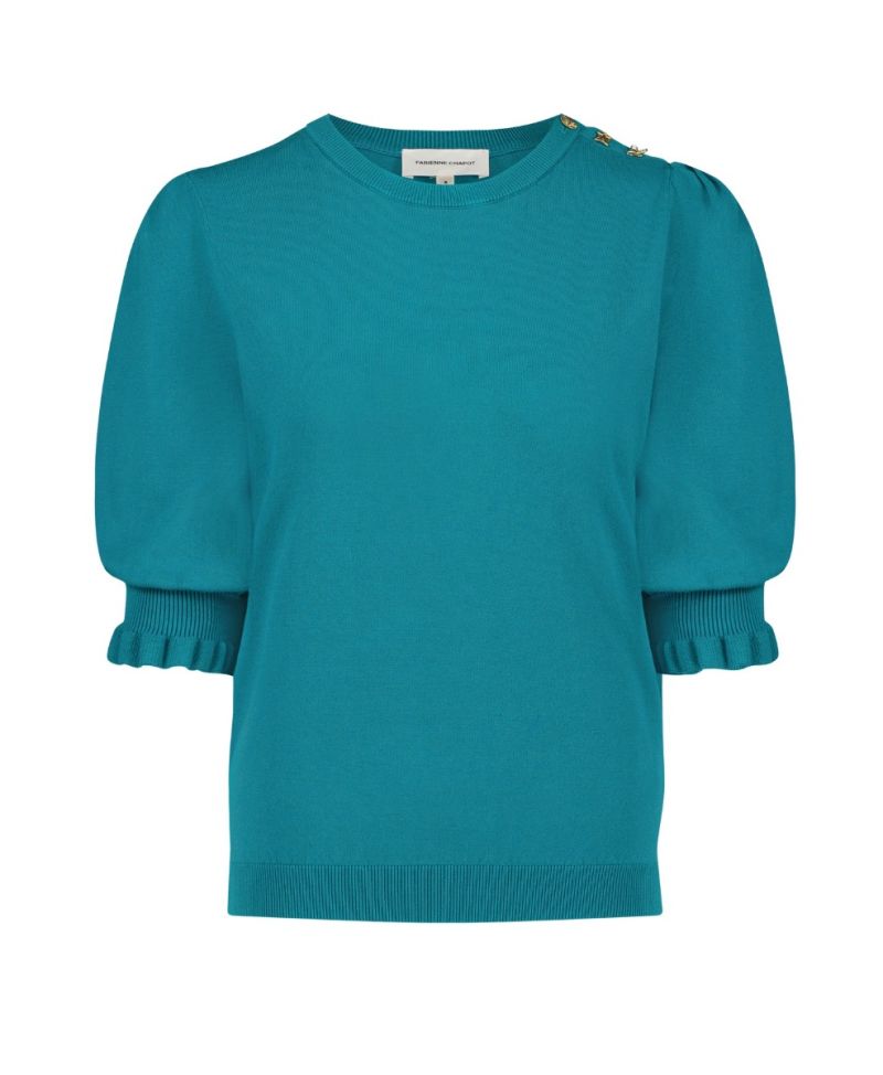 CLT-220-PUL-AW23 Jolly Pullover - Tasty Teal