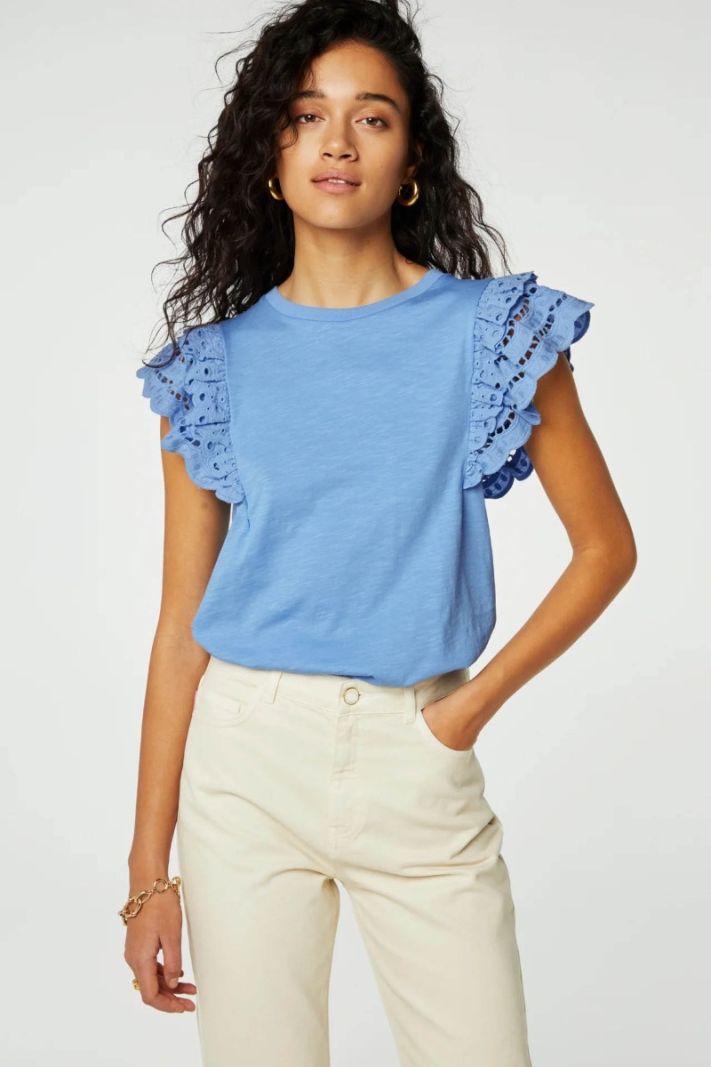 CLT-290-TSH-SS24 Anna T-Shirt - Blue Dream