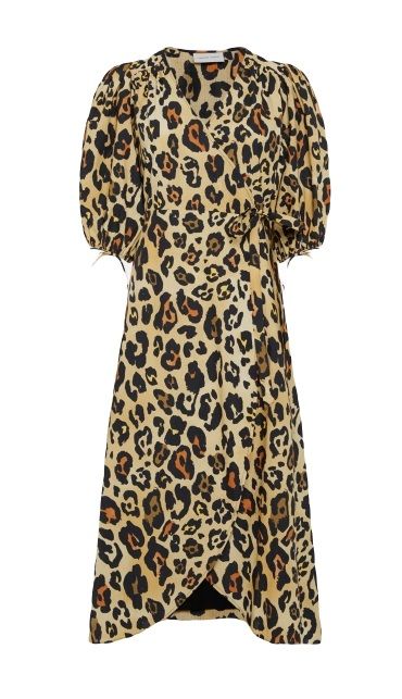 Charlie Dress Leopard - Oatmeal/Terra Cotta