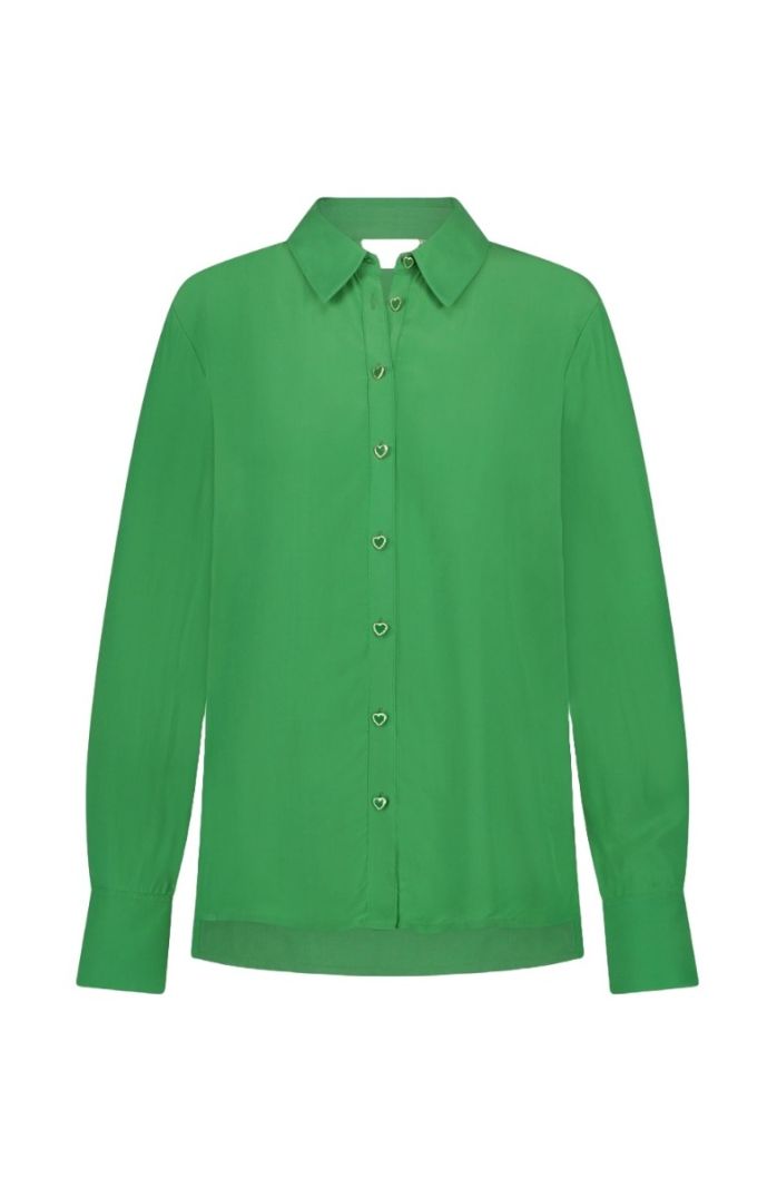 CLT-BLS-21-AW24 Salma Blouse - Parrot Green