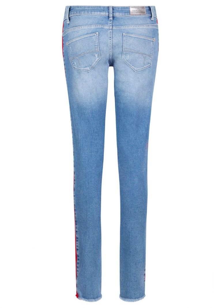 Jeans Broek-piping accent