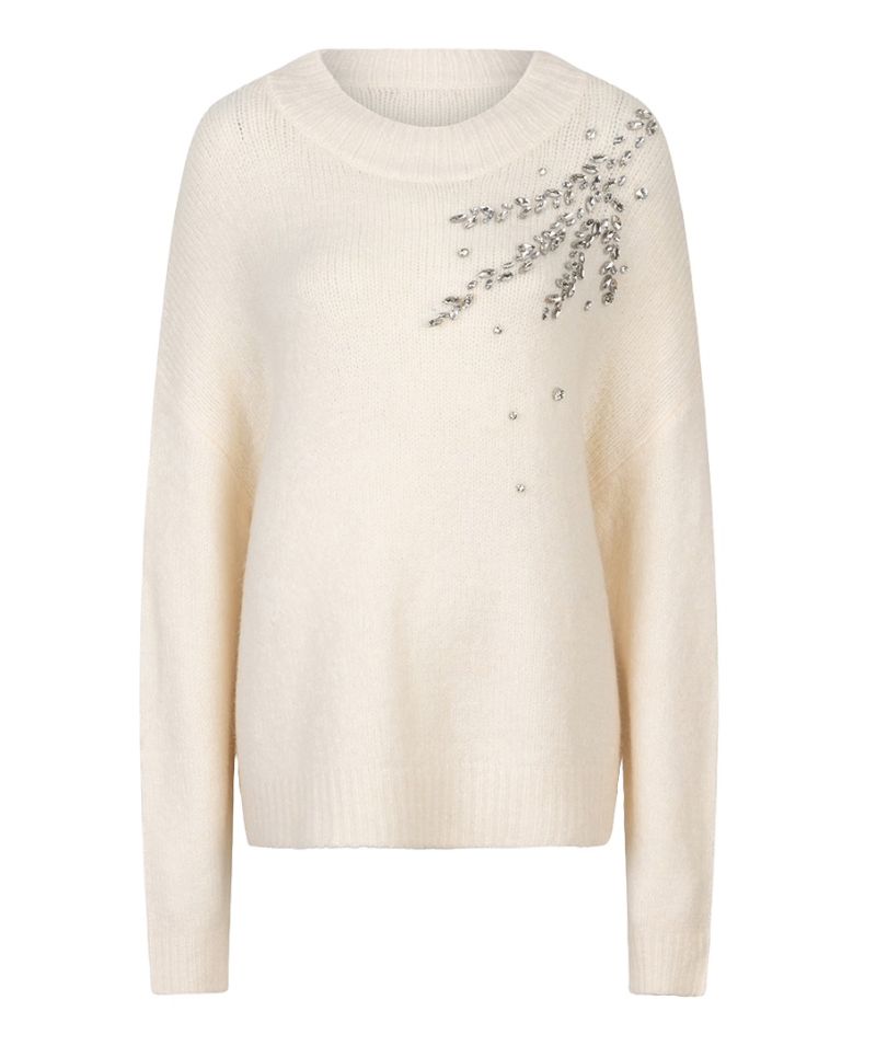 F24.27505 Pullover Big Stones - Off White