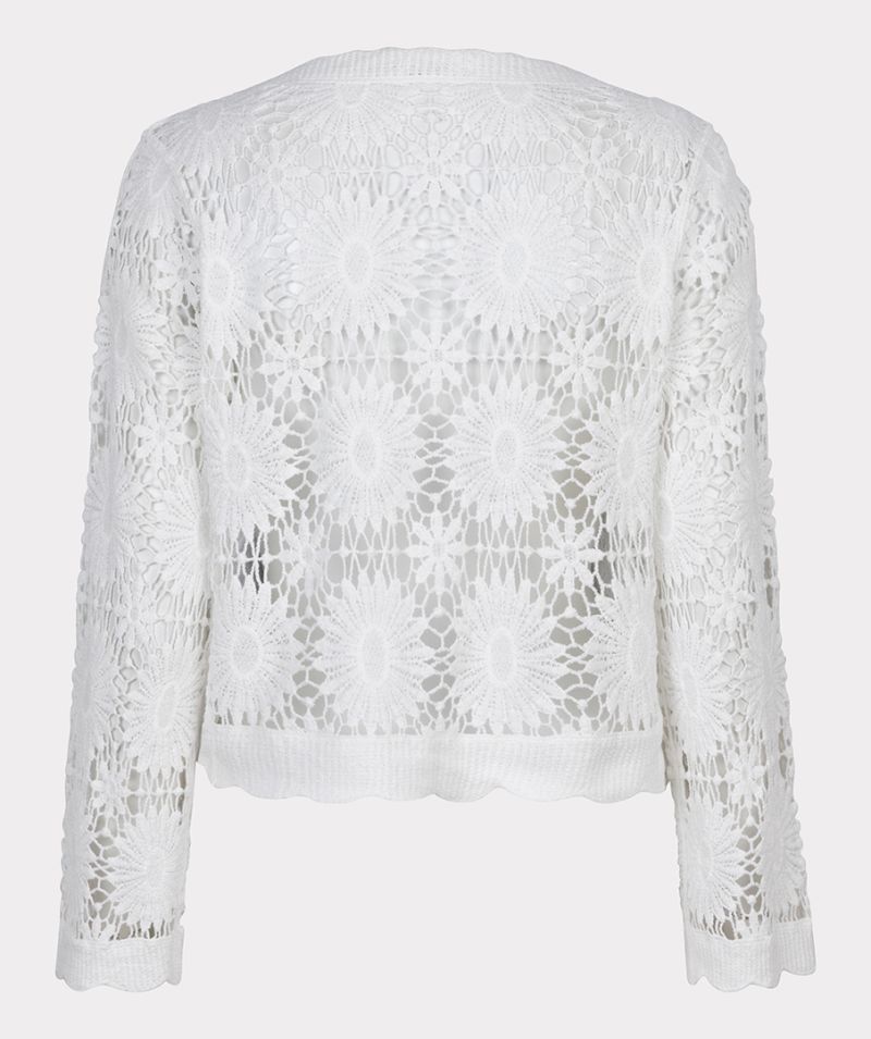 SP24.18204 Crochet Kort Vest - Off White
