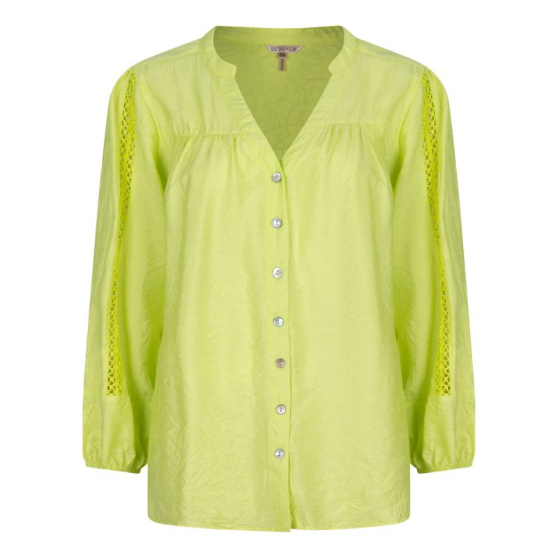SP24-15015 Blouse met 3/4 Mouw - Lime