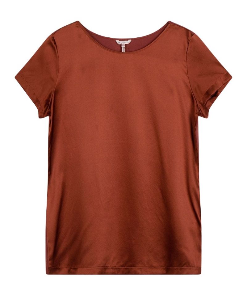 F22.33500 T-Shirt Silk - Copper Brown