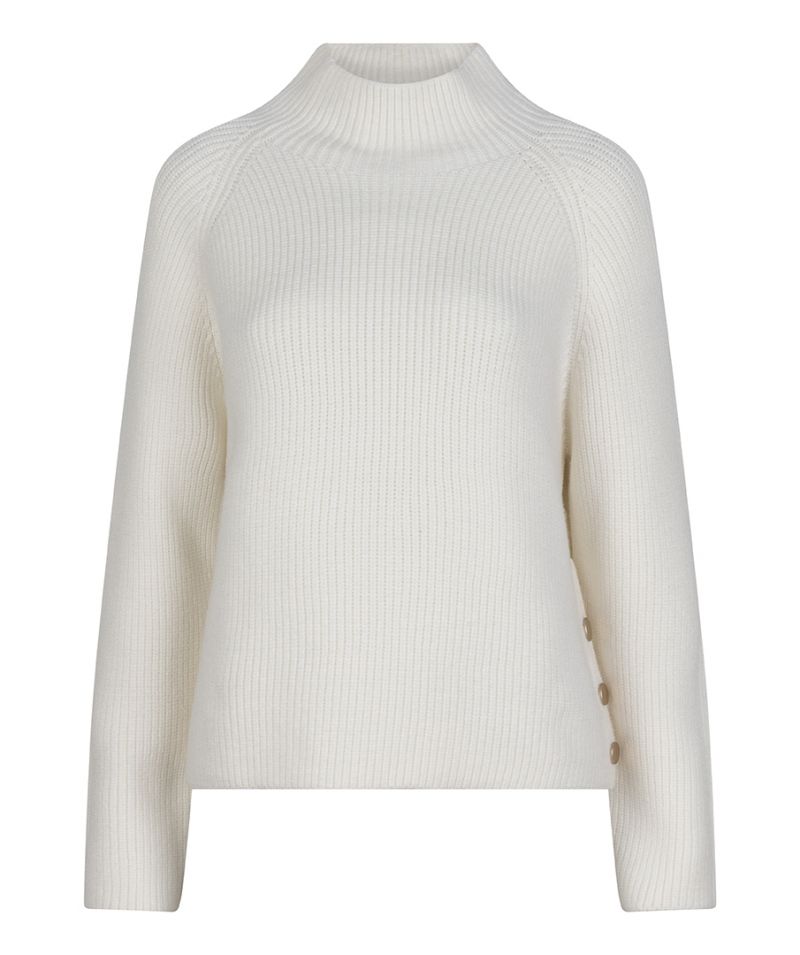 F23.07511 Pullover met Knopen - Off White