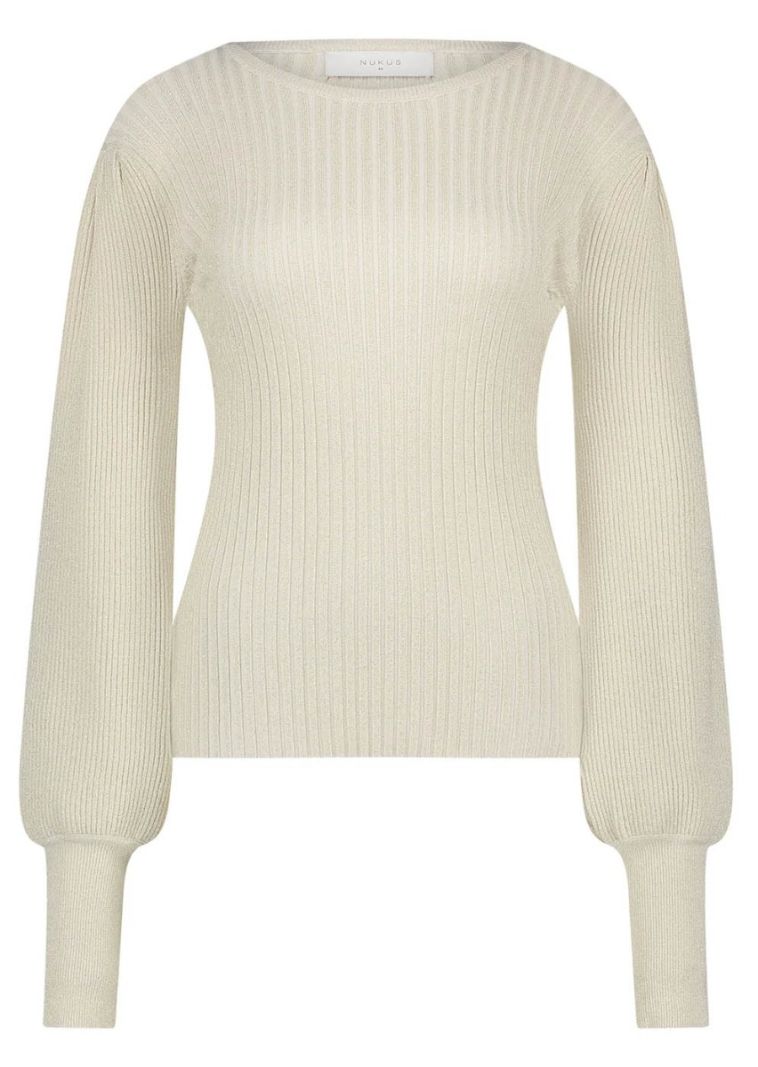 FW240624 Mullberry Pullover Lurex - Off White