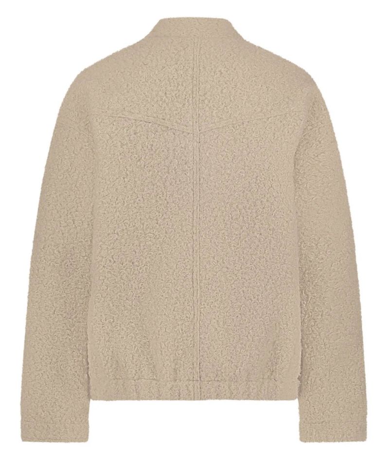 FW2411021 Baltimore Korte Jas Boucle - Sand