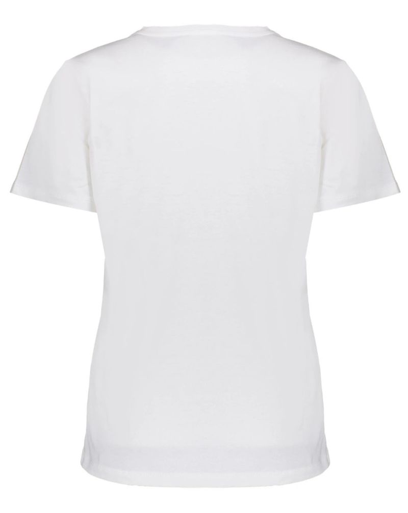 42635-24 T-Shirt met Print Studio - Off White