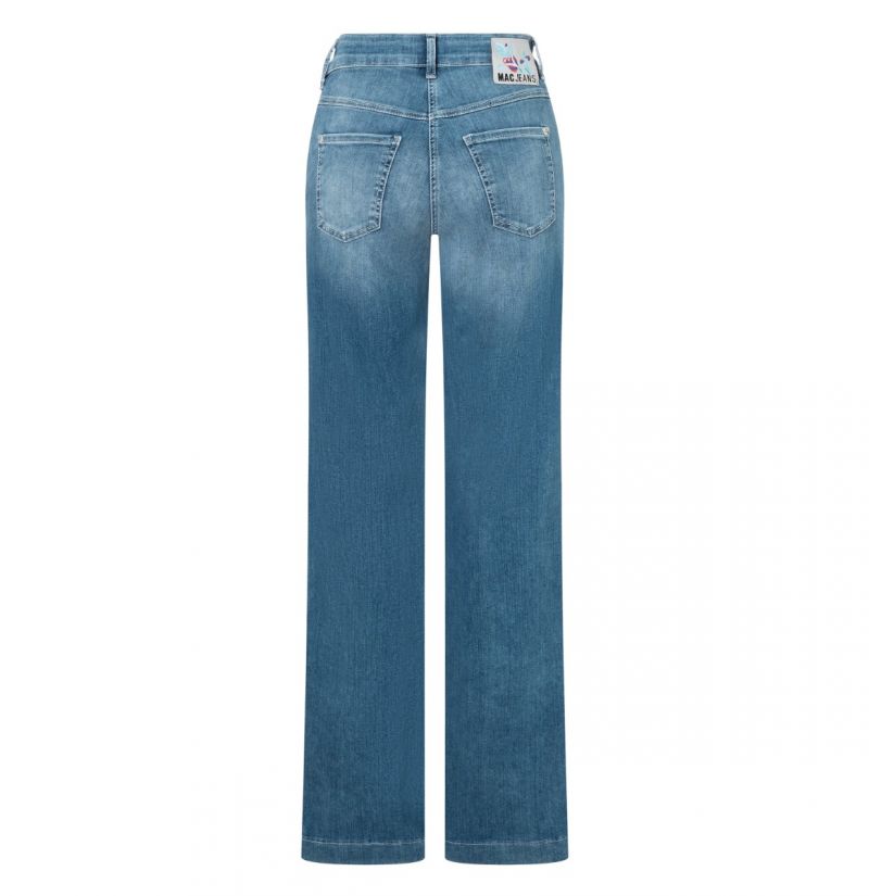 5441-90-0351L Dream Wide Jeans - Summer Mid Blue