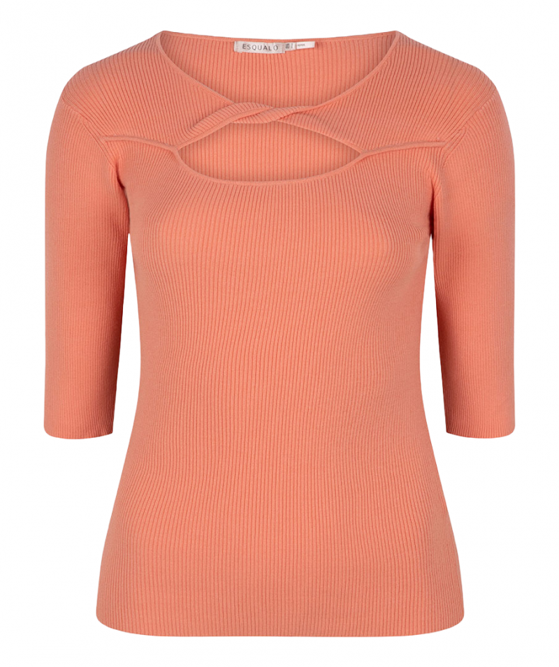 SP23.07022 Sweater Knot Rib - Peach