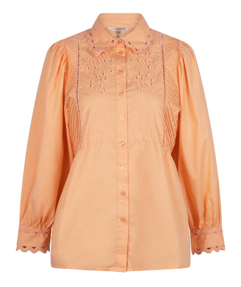 SP23.16028 Embroidery Blouse - Peach