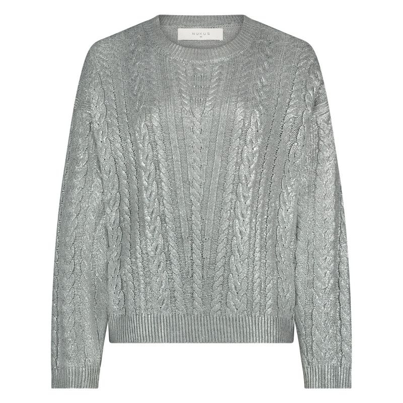 FW240625 Carmel Pullover - Zilver