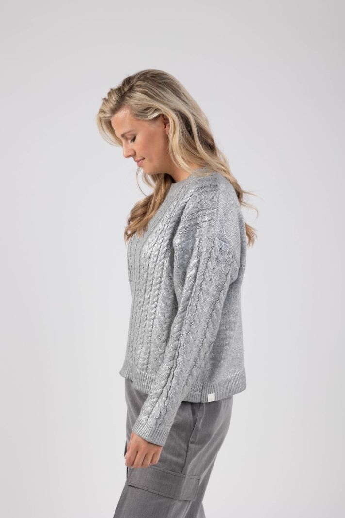 FW240625 Carmel Pullover - Zilver