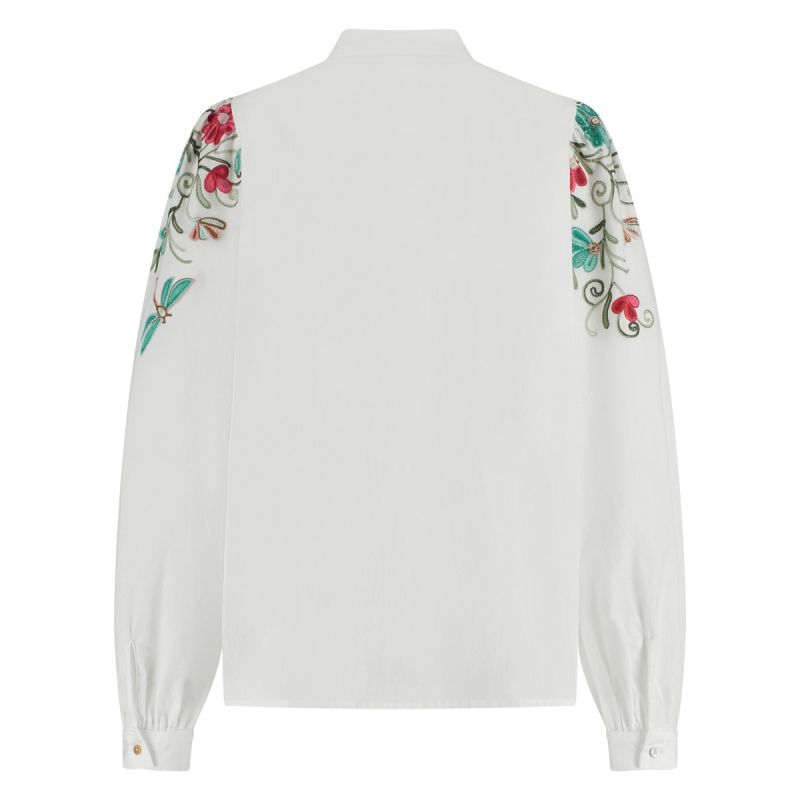 SS240453 Brenda Blouse Embroidery - Off White