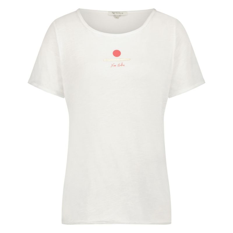 Dot Shirt - Wit/Koraal