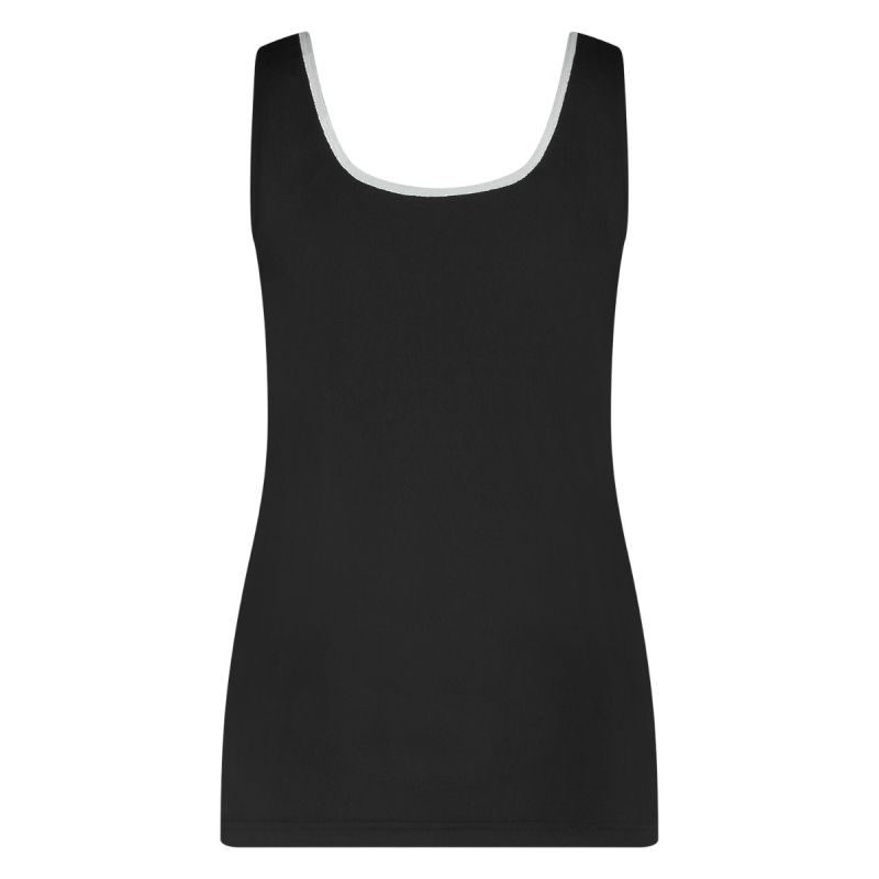 FW24103 Juba Singlet - Zwart/Zilver