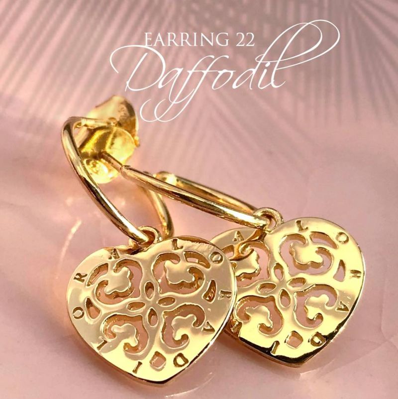 Earring 22 Daffodil - Goud