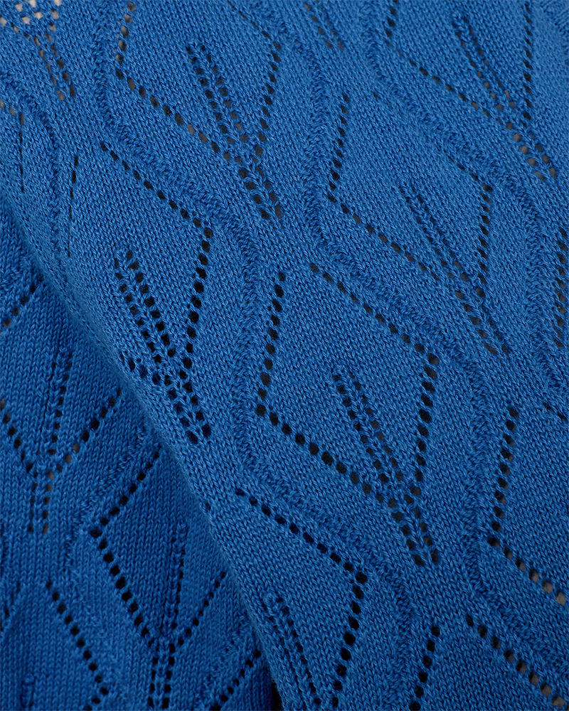 203731 FQDodo Ajour Pullover - Nebulas Blue