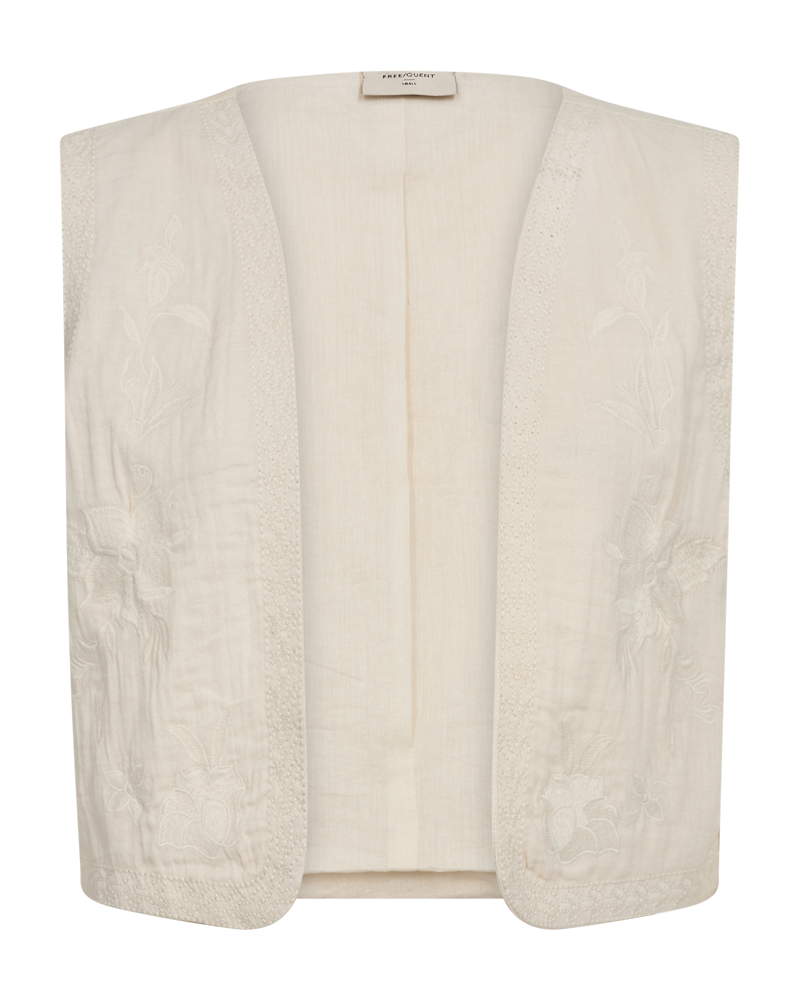 204597 FQBohea Gilet - Moonbeam/Star Off White