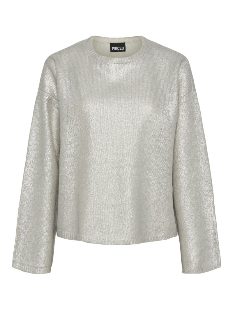 17154627 Pcroi Foil Pullover - Dove