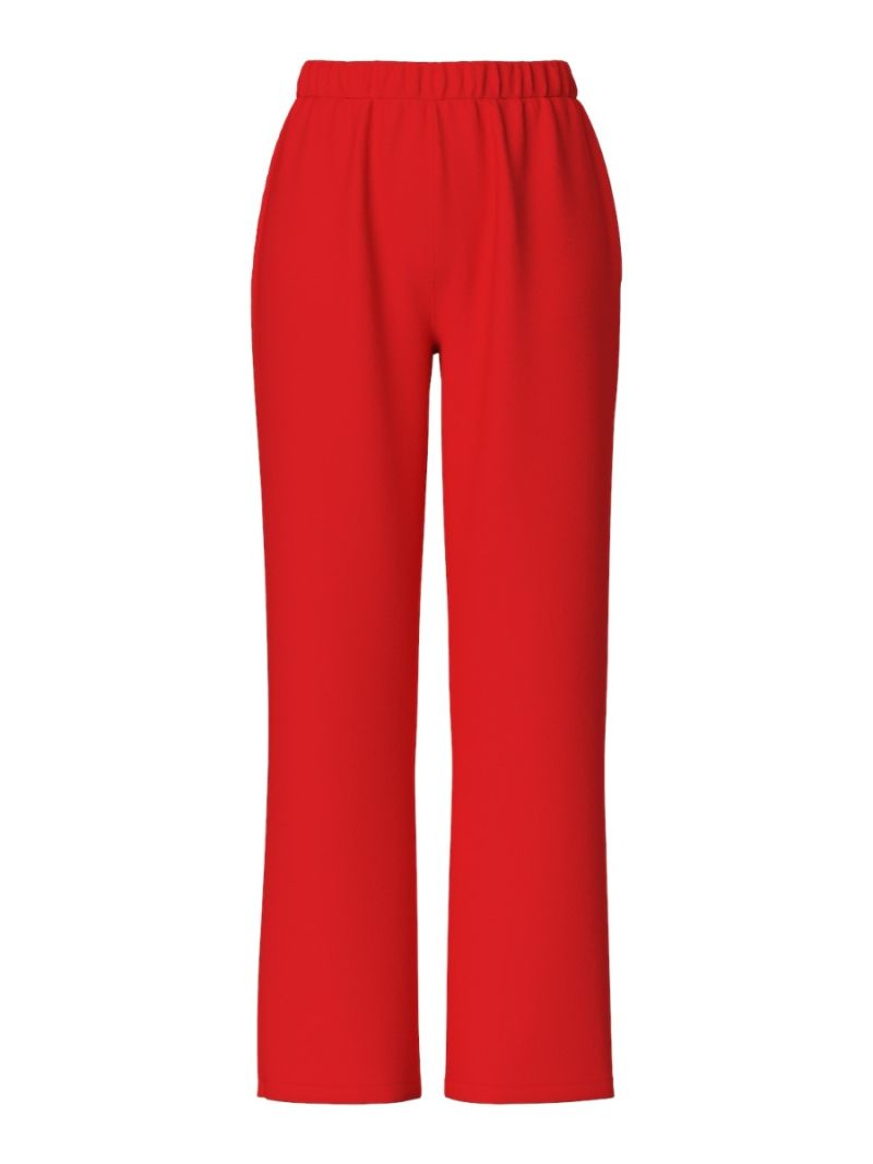 17156483 Pcchilli Summer Sweatpants - Poppy Red