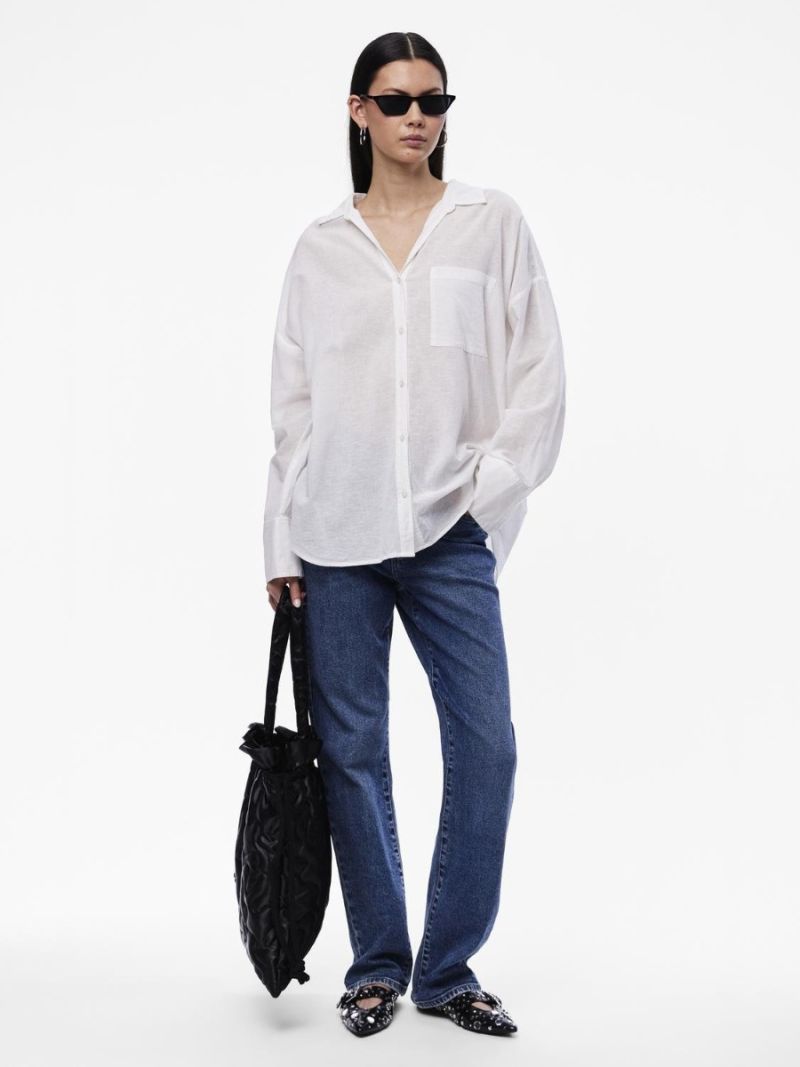 17147594 Pcmatinka Blouse - Cloud Dancer