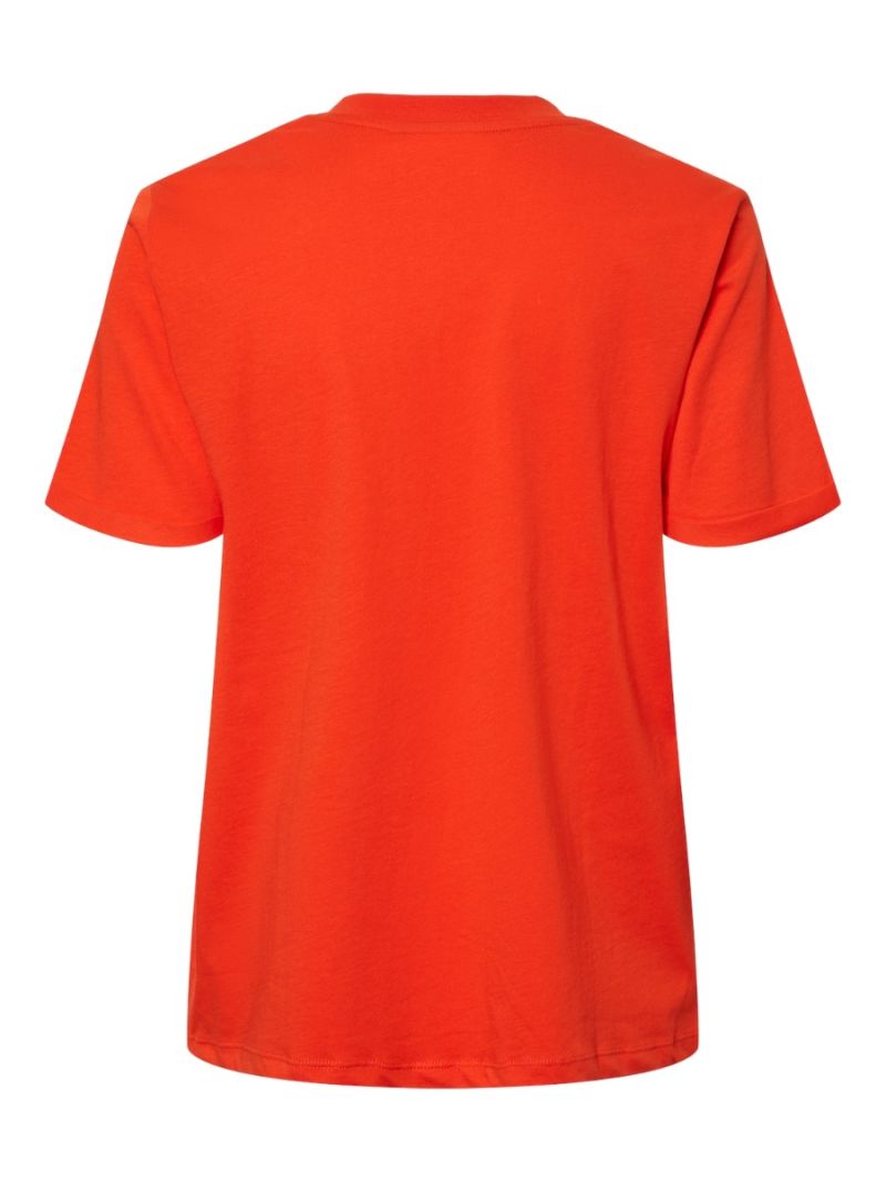  17086970 Pcria T-Shirt - Tangerine 