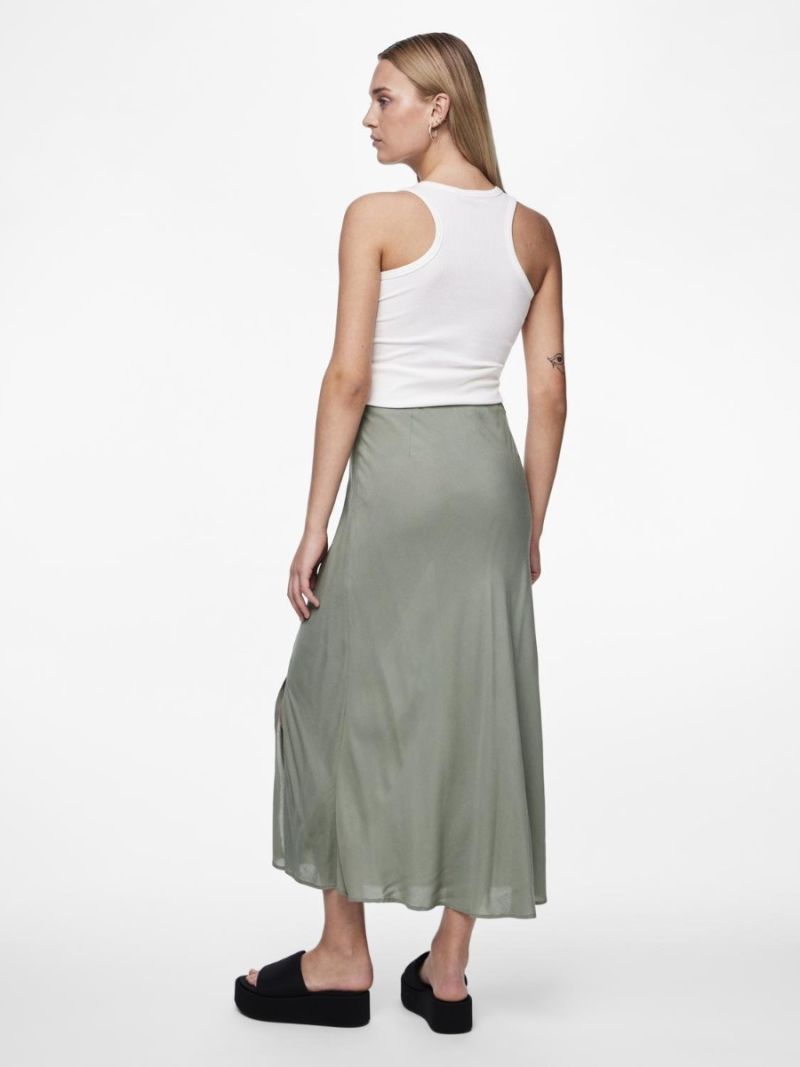 17147811 Pcnya Lange Rok met Split - Hedge Green