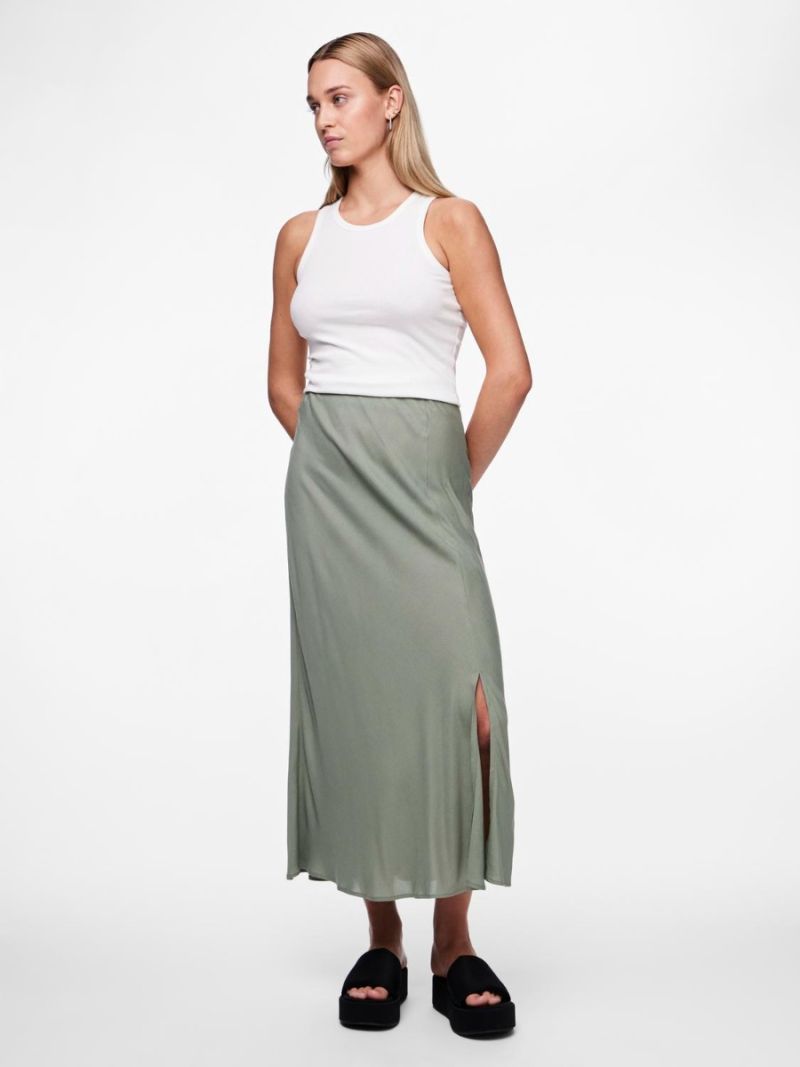 17147811 Pcnya Lange Rok met Split - Hedge Green