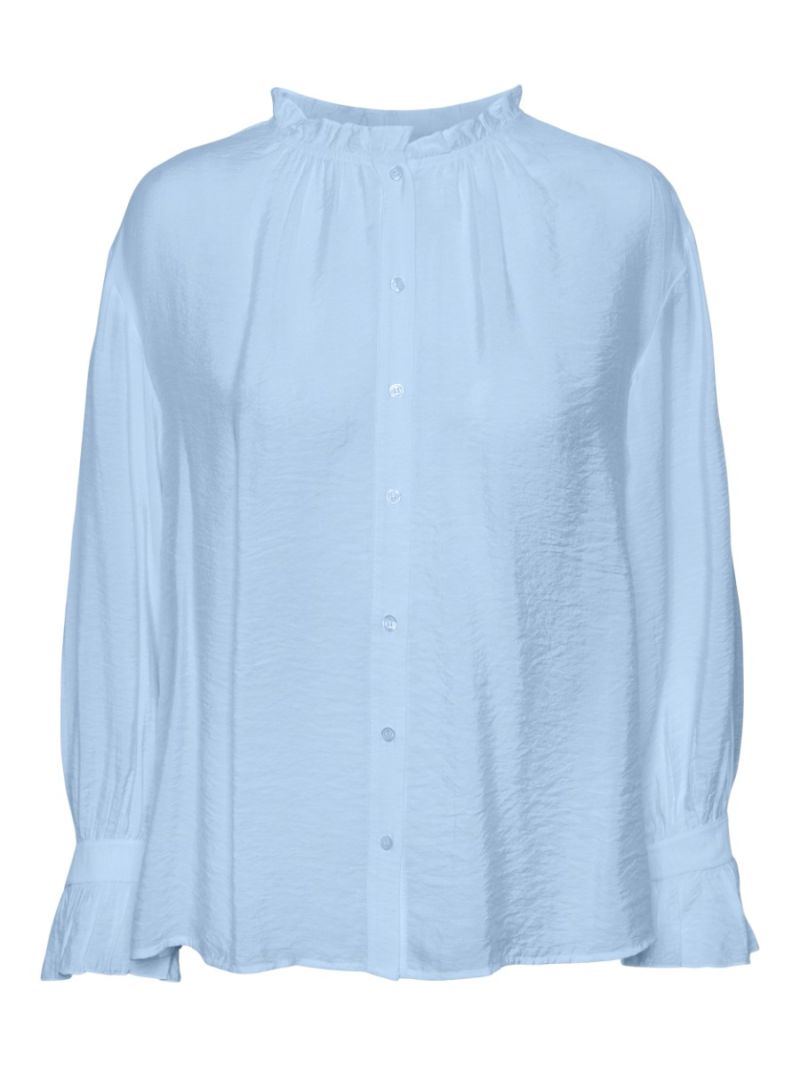 17147583 Pcmarica Blouse - Nantucket Breeze